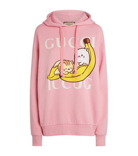 pink gucci hoodie cheap